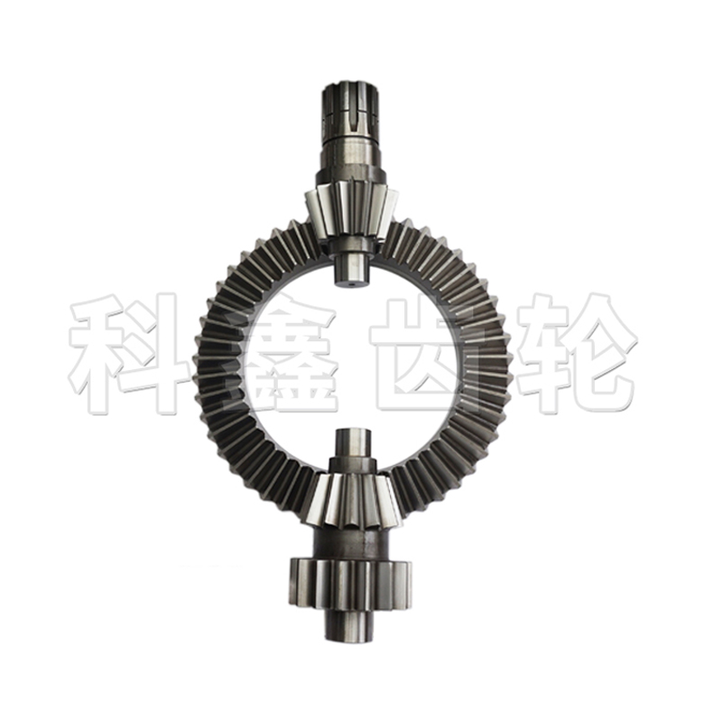 Straight bevel gear assembly